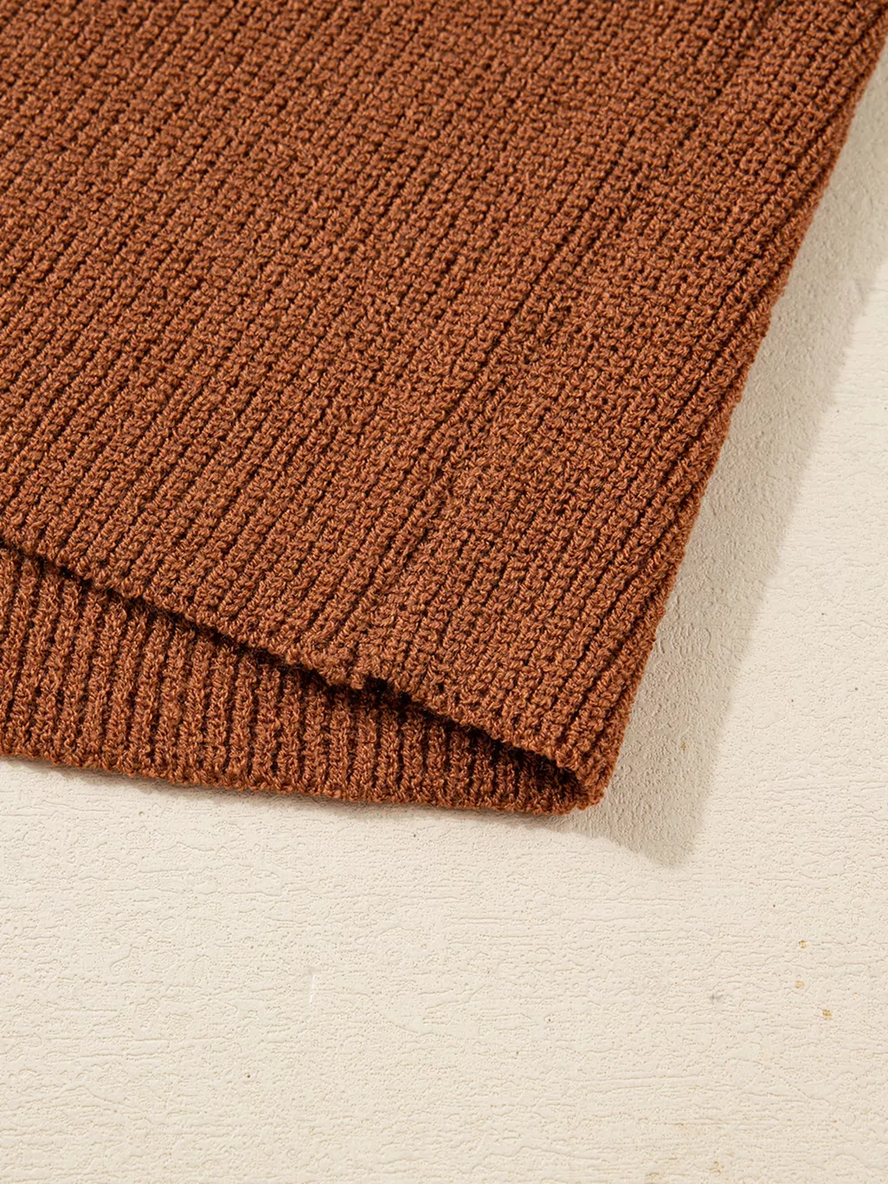 Contrast Knit V Neckline Cardigan, image 2