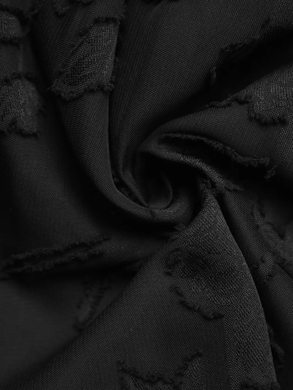 Button-Front Balloon Sleeve Mini Dress, image 3