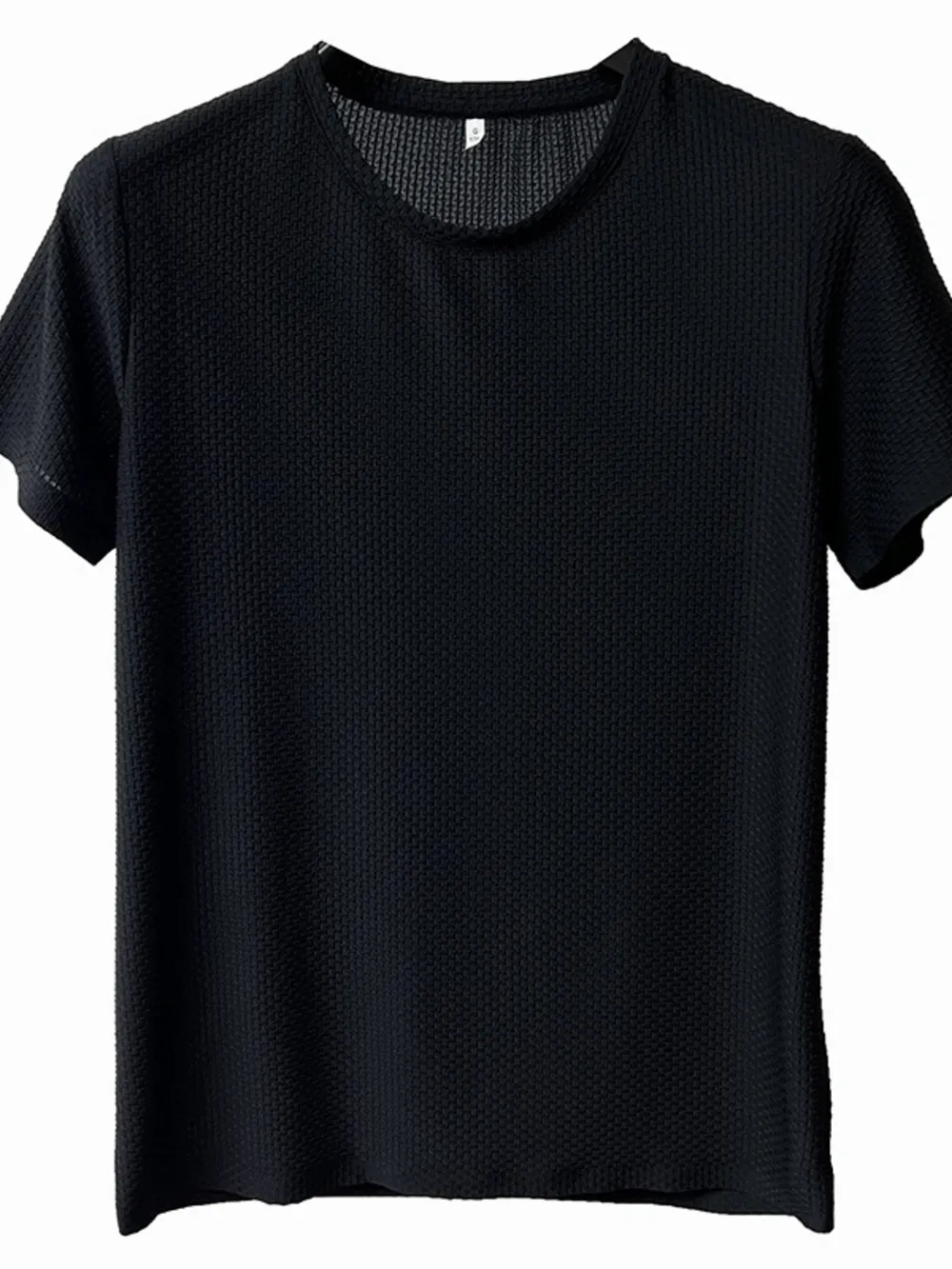 Men's Plus Size Round Neck Short Sleeve T-Shirt, image 2