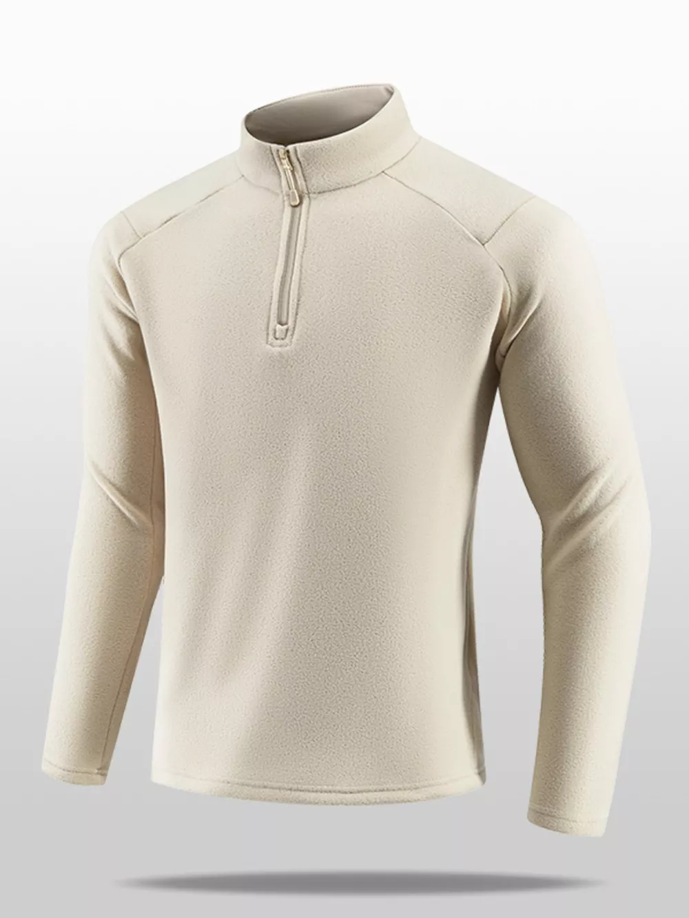 Men's Plus Size Comfortable Half- Sweatshirt