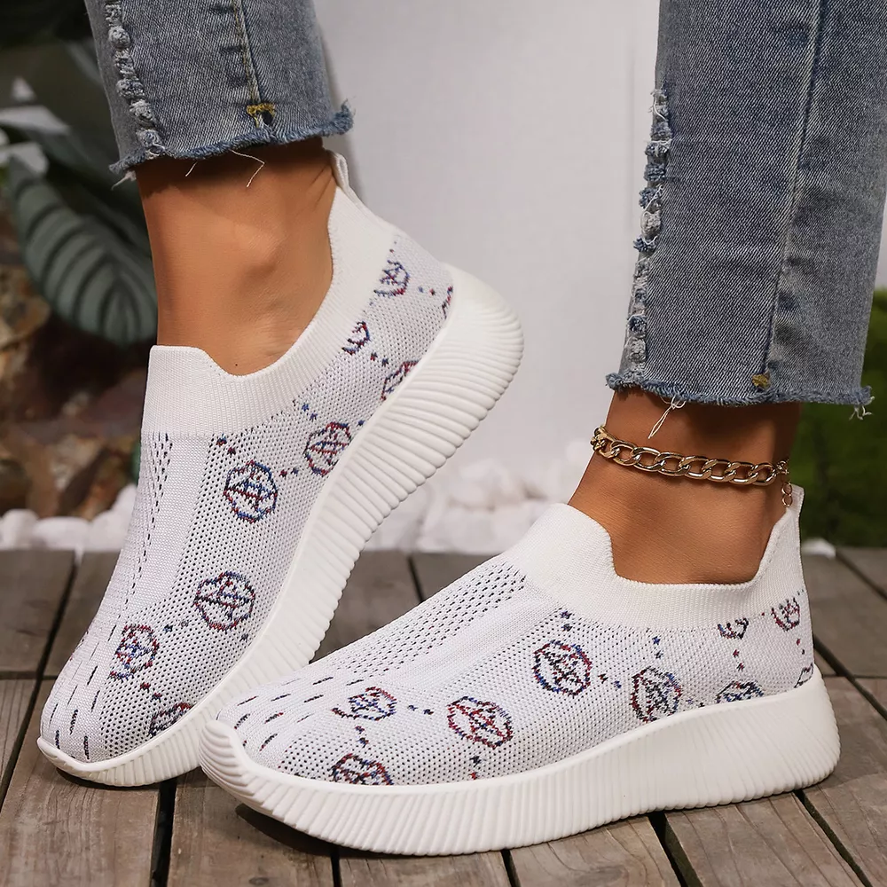 Mesh Round Toe Slip-Ons, image 11