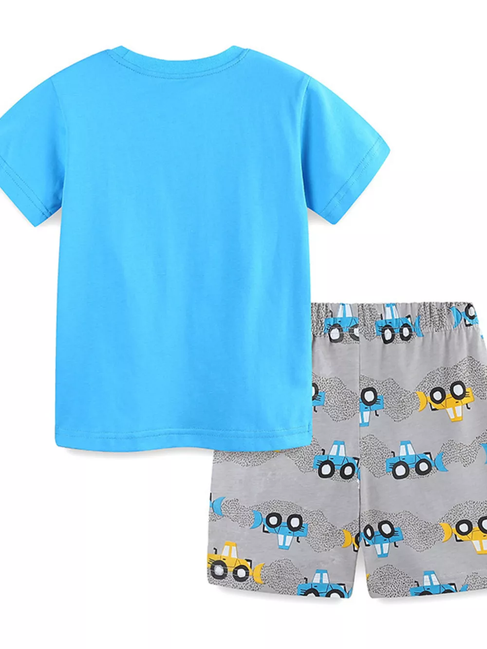 Children's Construction Crew Neck Tee and Shorts Set, image 4