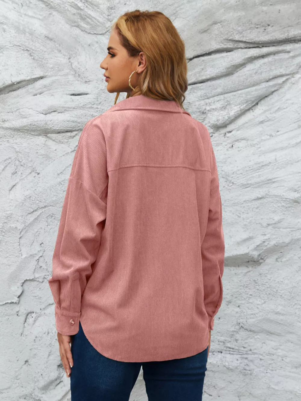 Corduroy Button-Up Shirt, image 9