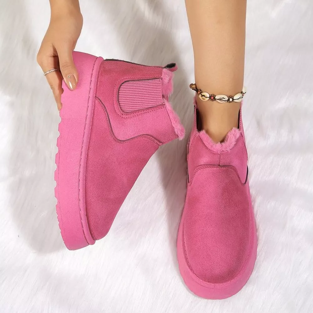 Round Toe Platform Ankle Boots, image 10