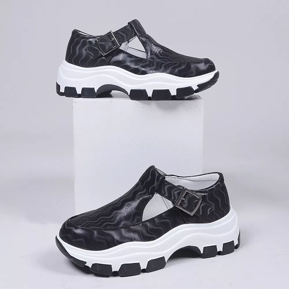 Round Toe Platform Loafers, image 4