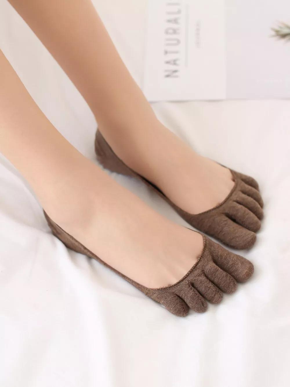 Five-Toe No-Show Socks, image 2