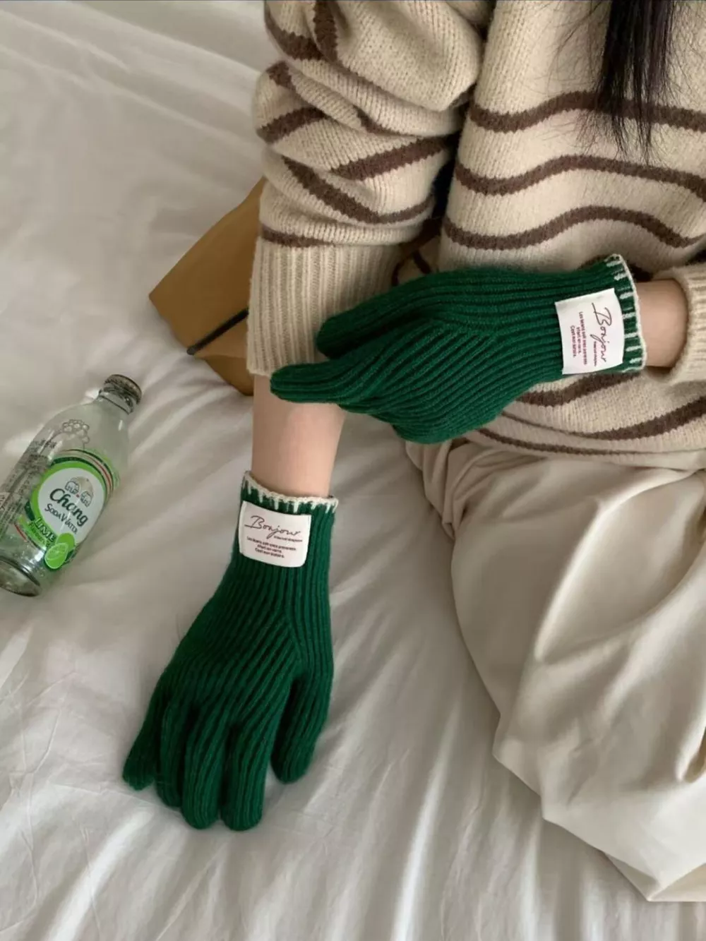 Ribbed Knit Gloves, image 22