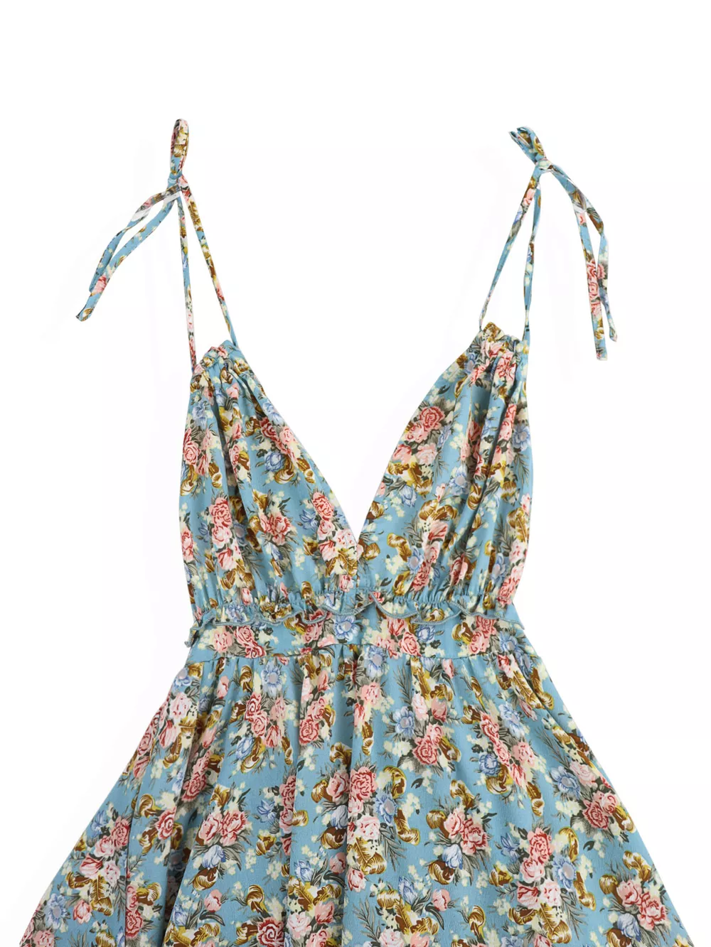 Floral Print Halter Neck Mini Dress, image 4
