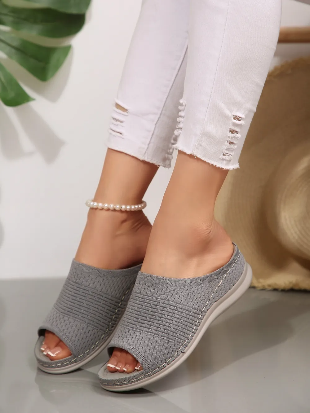 Mesh Open Toe Sandals, image 19