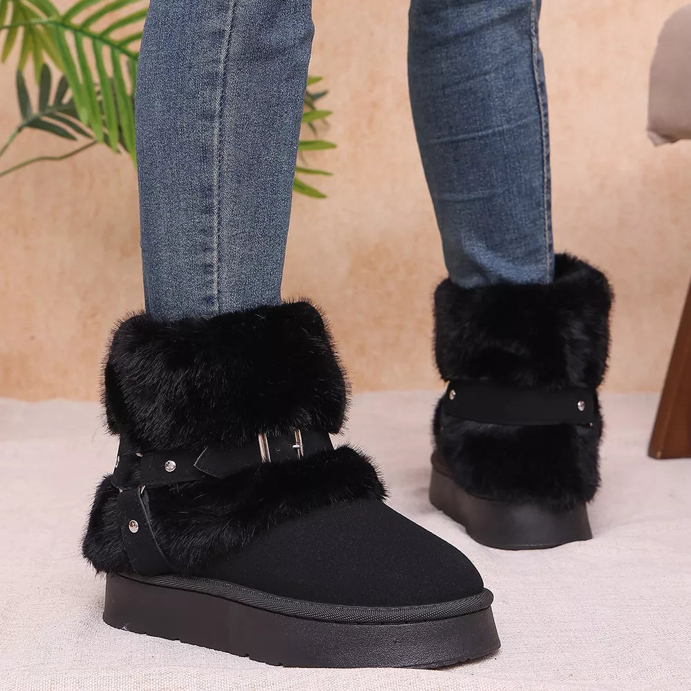 Round Toe Platform Boots, image 10