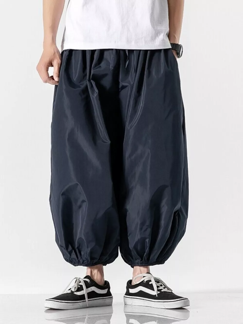Men's Plus Size Loose Fit Harem Pants, image 5