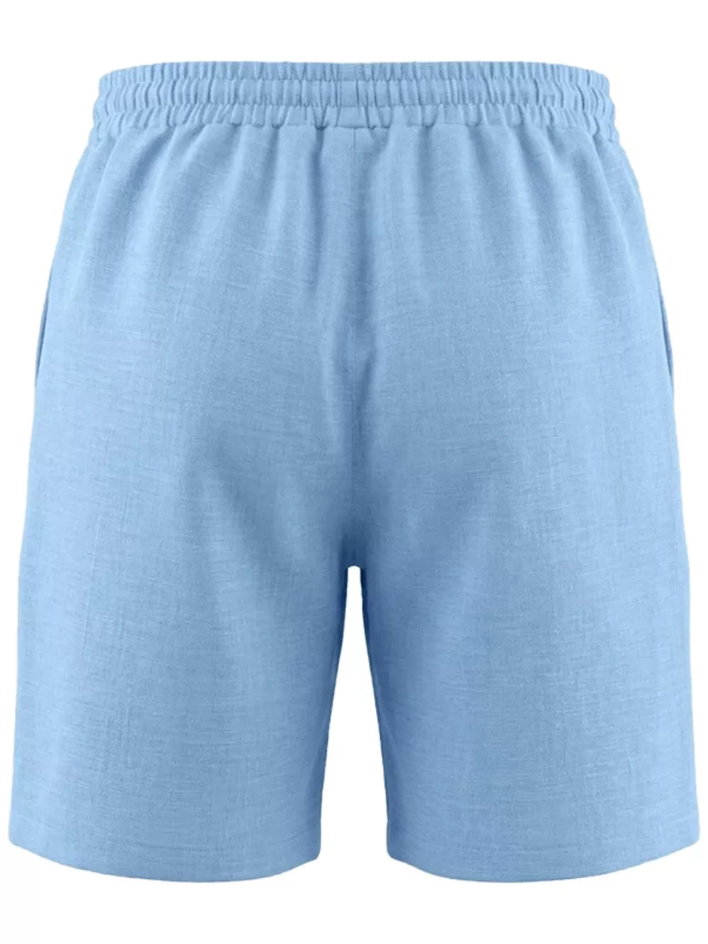 Men's Full Size Linen Blend Drawstring Shorts Plus Size, image 19