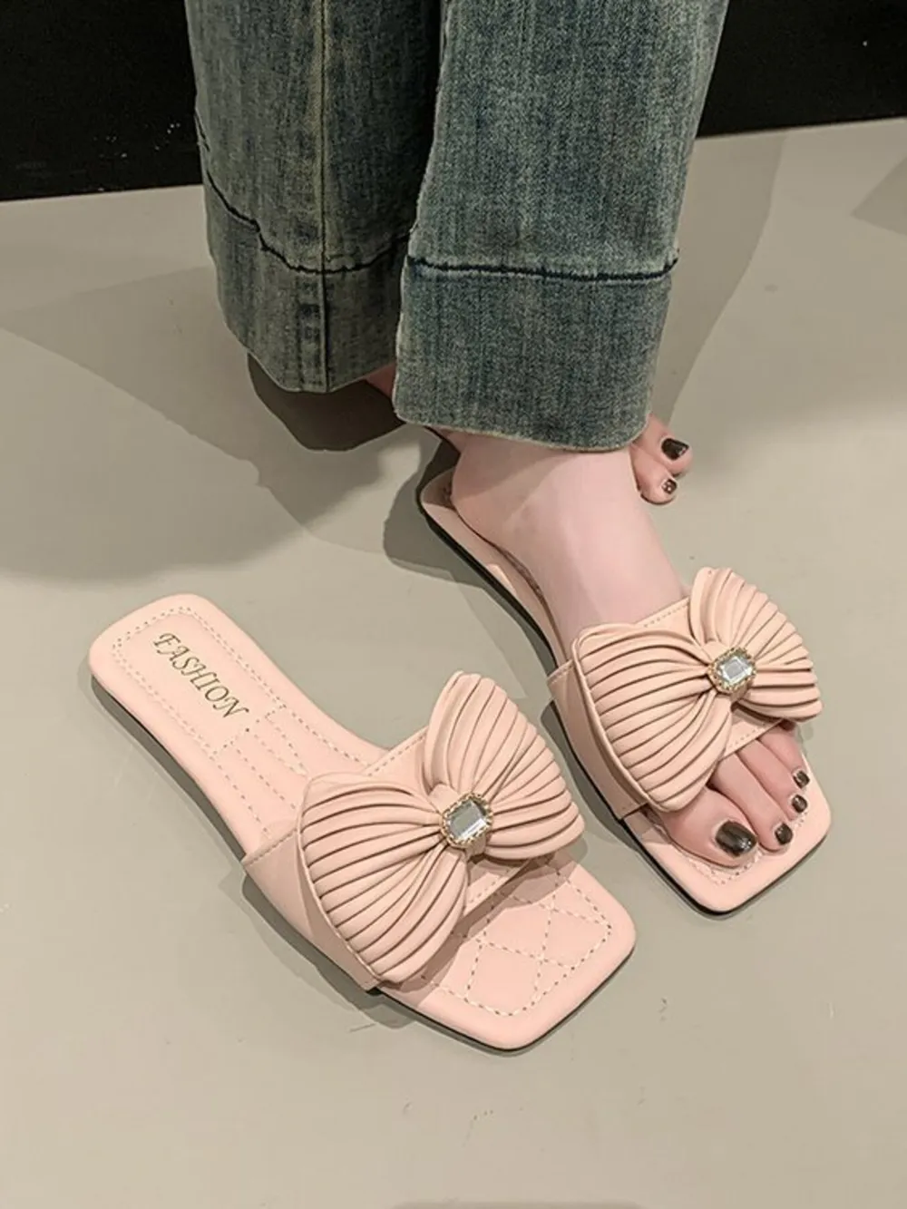 Bow-Knot Flat Sandals, image 10