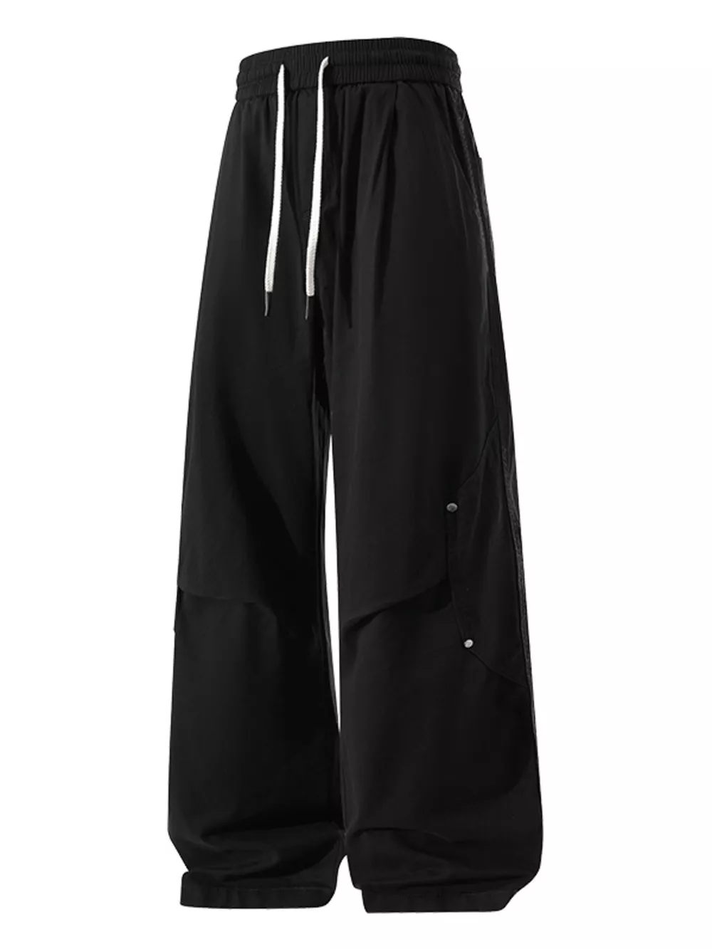 Men's Plus Size Loose Fit Drawstring Cargo Pants, image 3