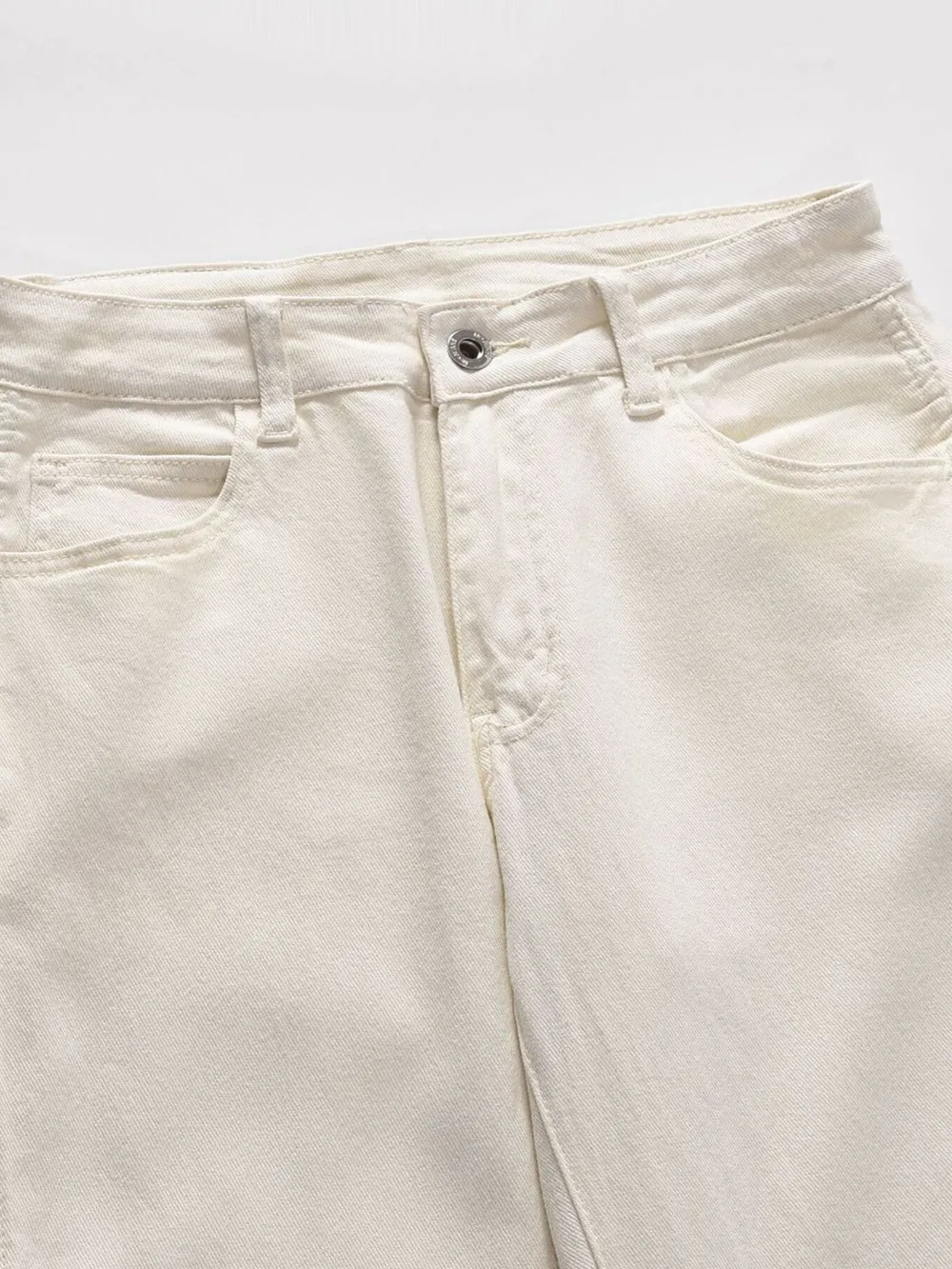 Men's Slim Straight Jeans with Snap Detail, image 5