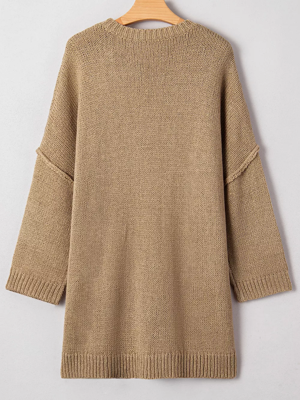 Oversize Drop Shoulder Slouchy Sweater Dress, image 5