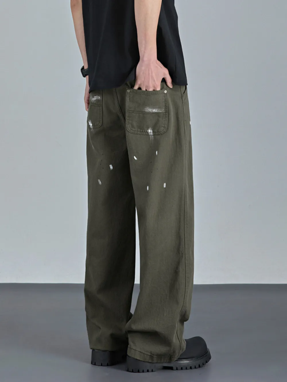 Men's Wide Leg Pants, image 4