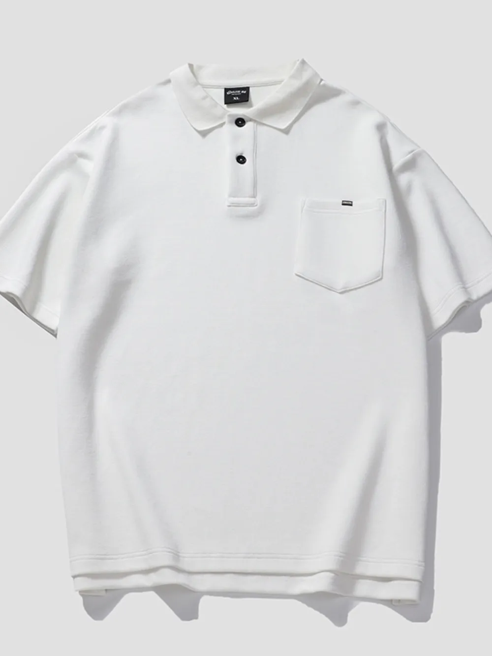 Men's Plus Size Casual Loose Fit Pocketed Polo, image 7
