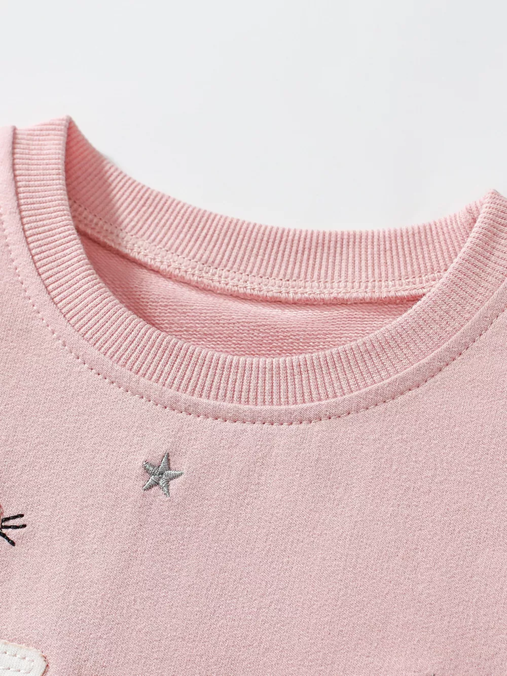 Children's Round Neck Short Sleeve Sweatshirt Dress, image 2
