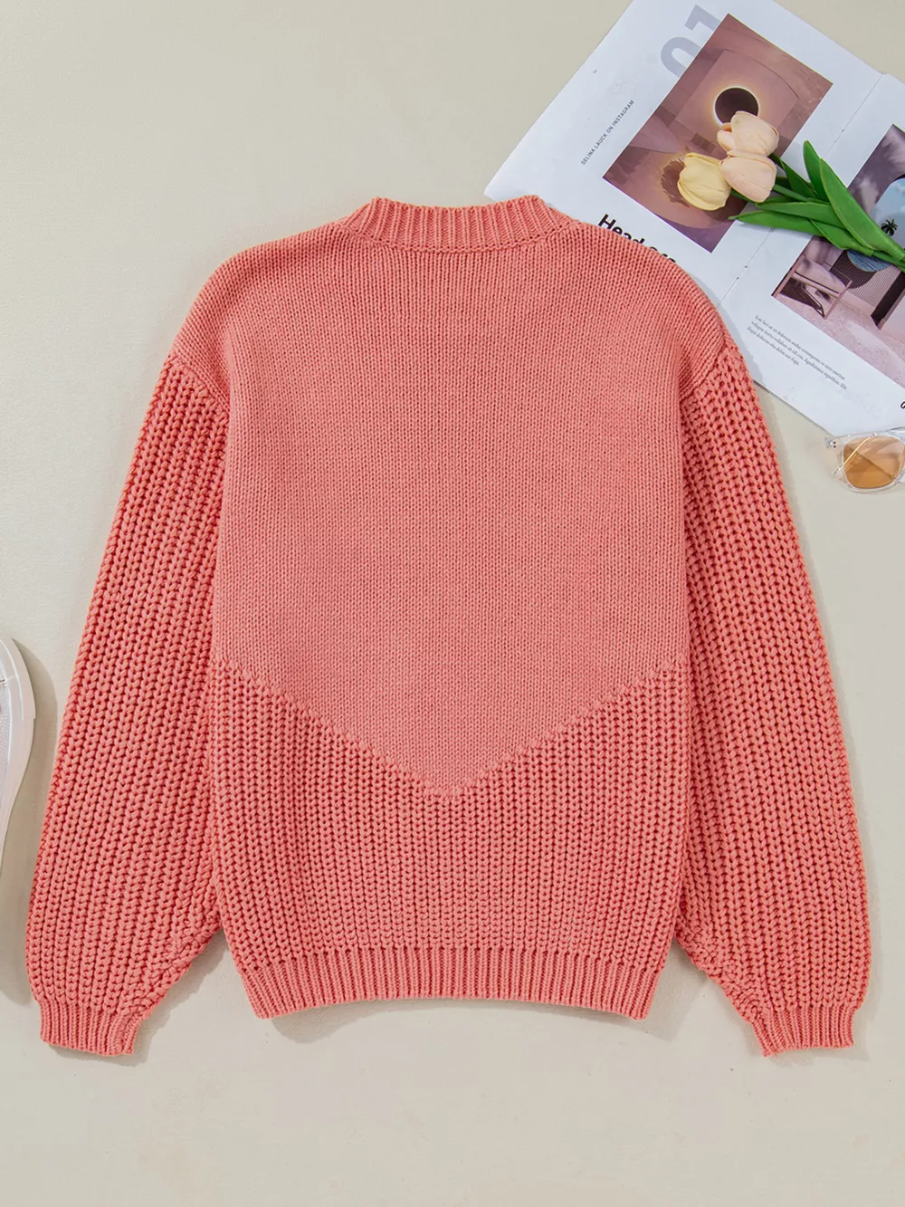 Pumpkin Embroidered Thanksgiving Holiday Sweater, image 7