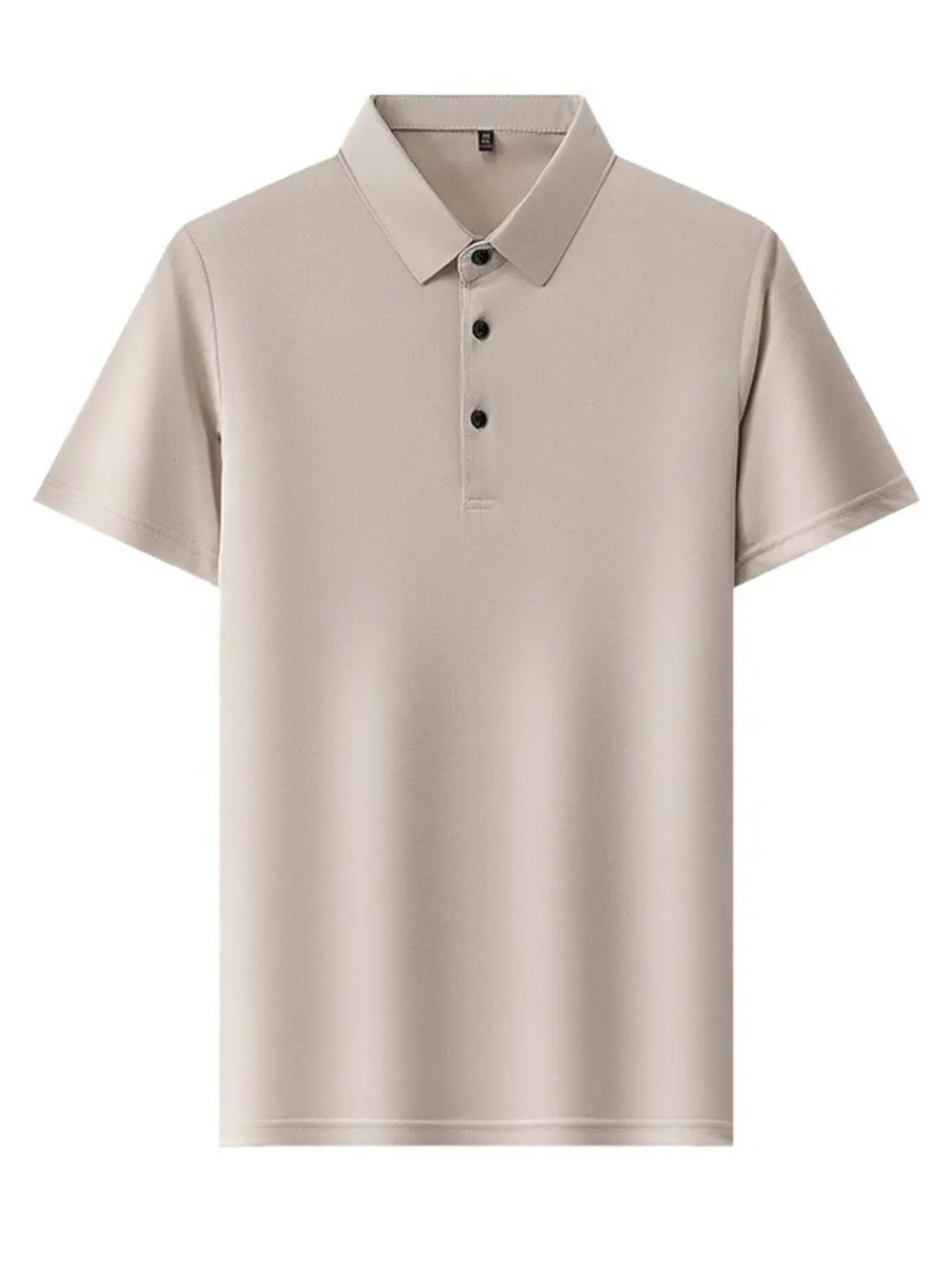 Men's Plus Size Button Detail Short Sleeve Polo, image 2