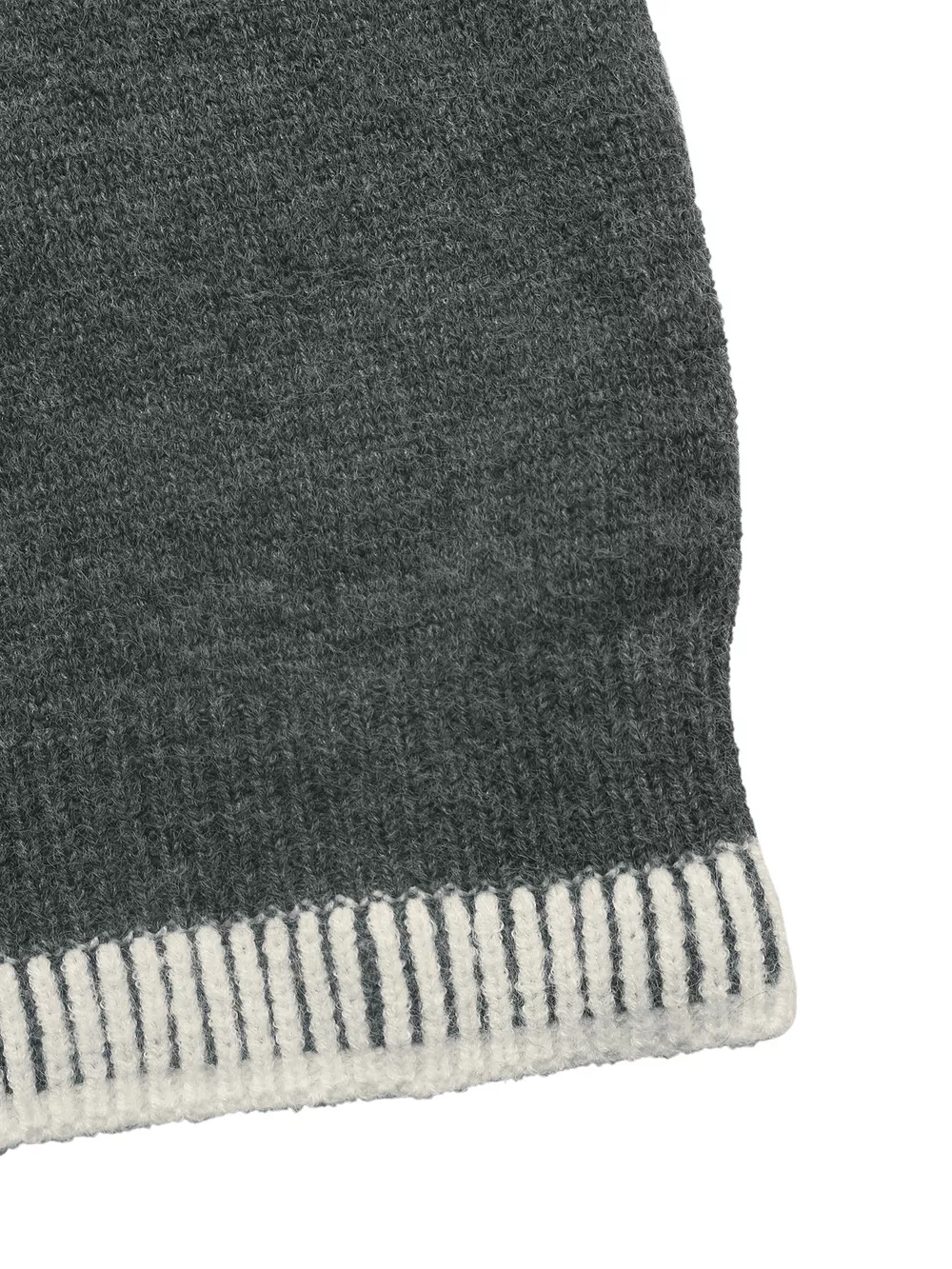 Contrast Trim Quarter Zip Hooded Sweater, image 9