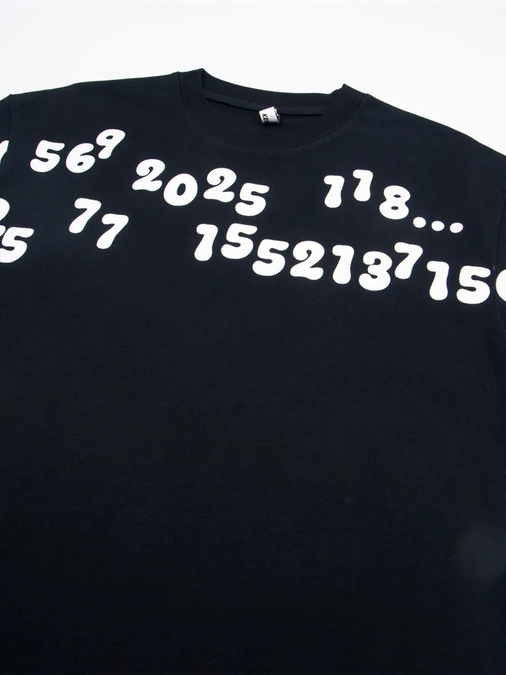 Men's Number Print Short Sleeve Oversized T-Shirt, image 7