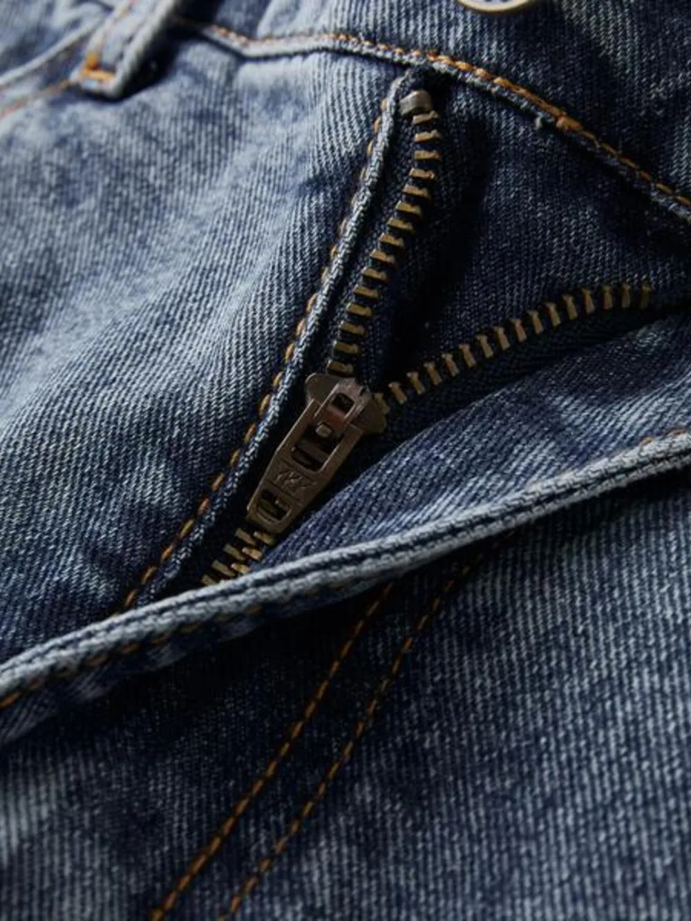 Men's Wash Wide Leg High-Rise Jeans, image 11