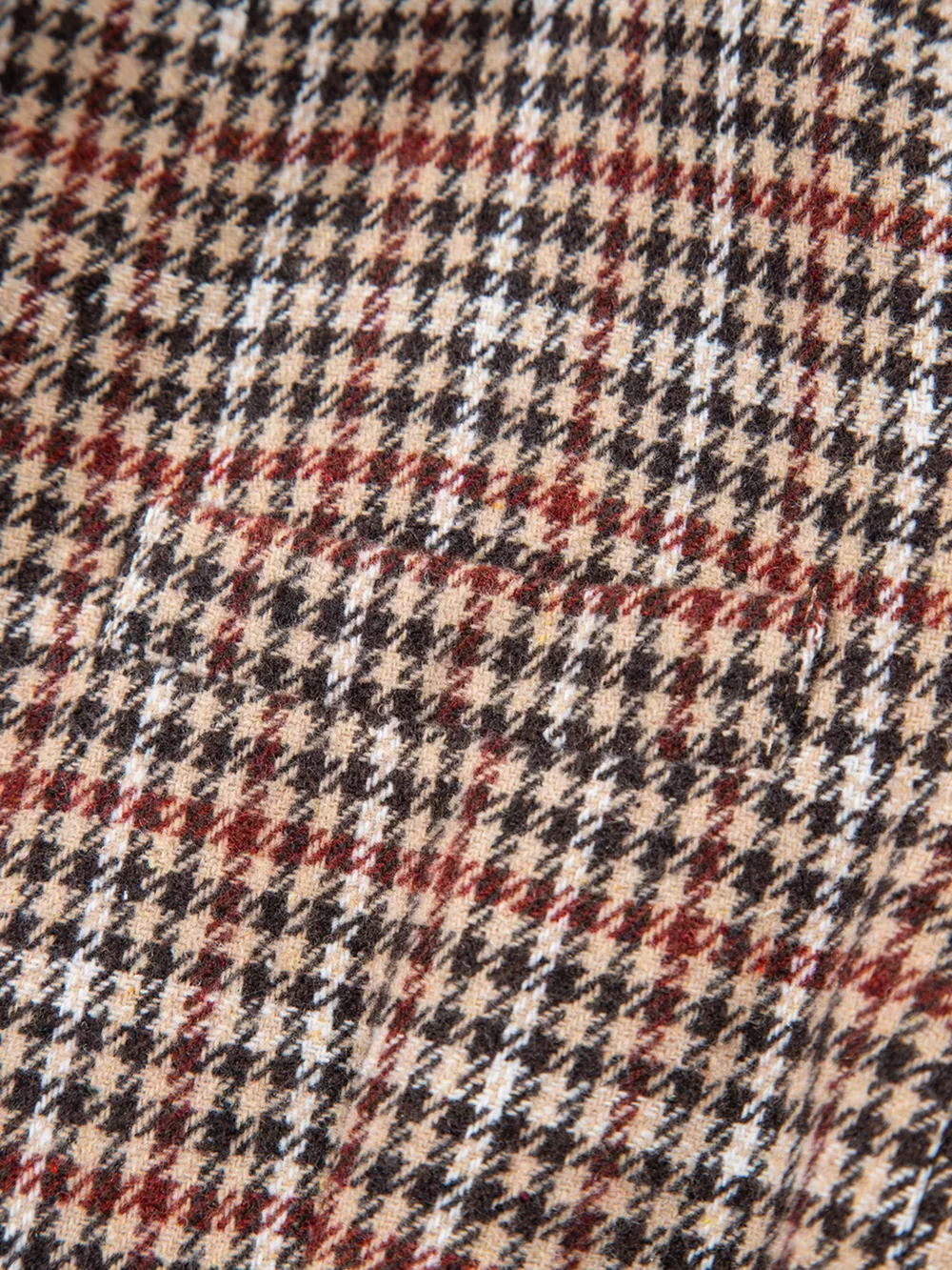 Houndstooth Lapel Collar Blazer, image 2