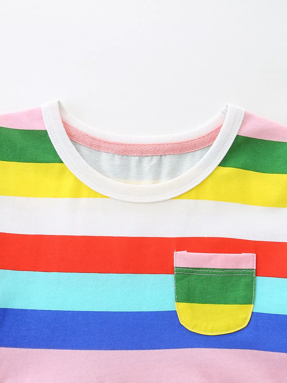 Children's Striped Casual Short Sleeve Dress, image 3