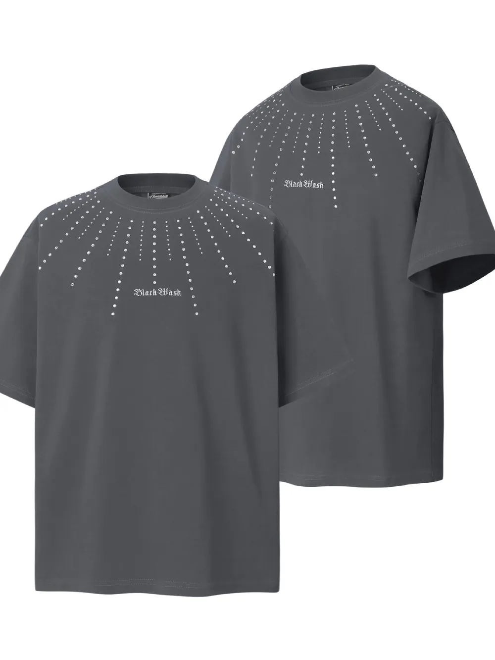 Men's Embellished Oversized Short Sleeve T-Shirt, image 6