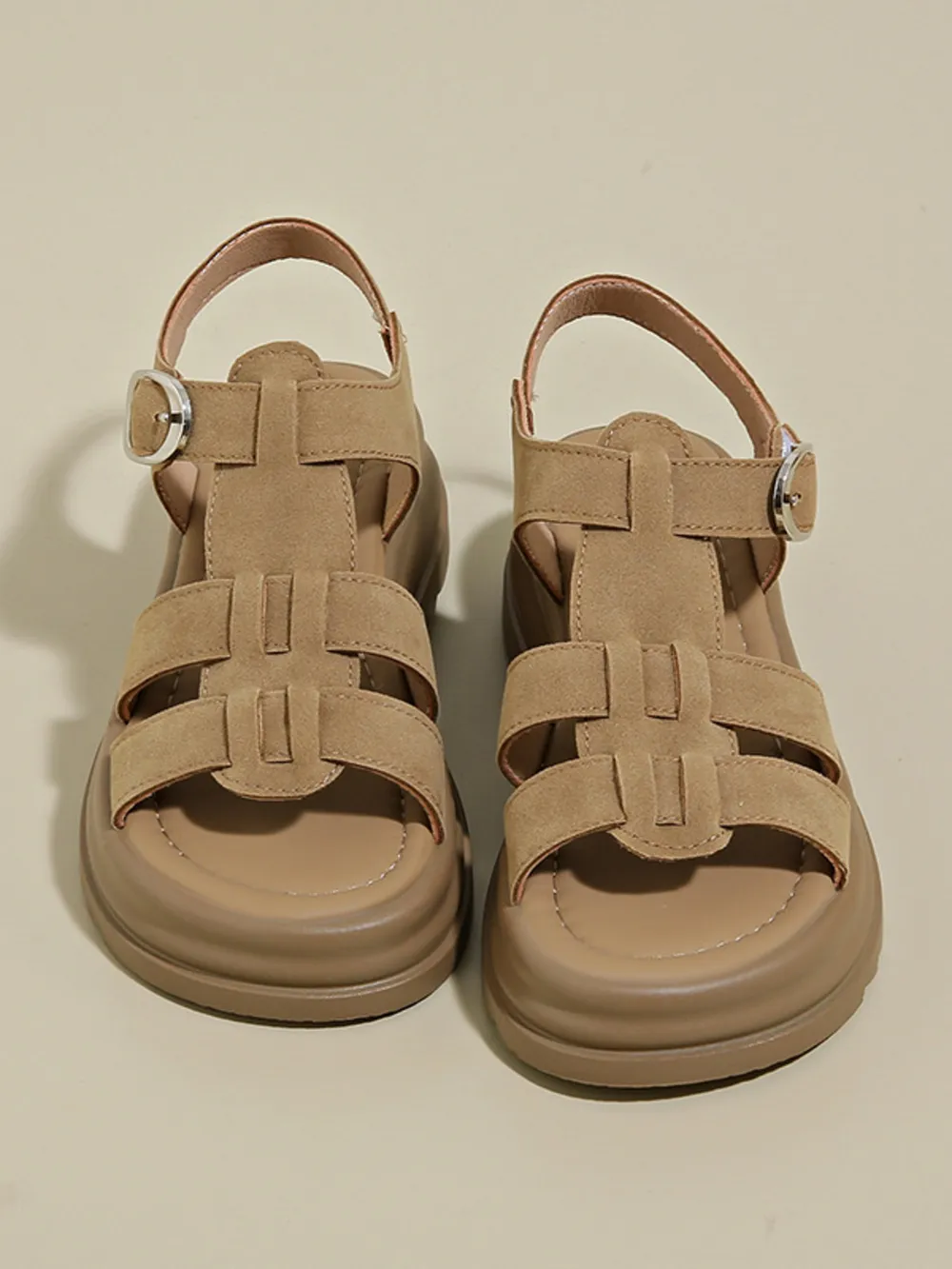 Platform Sandals with Ankle Strap, image 4