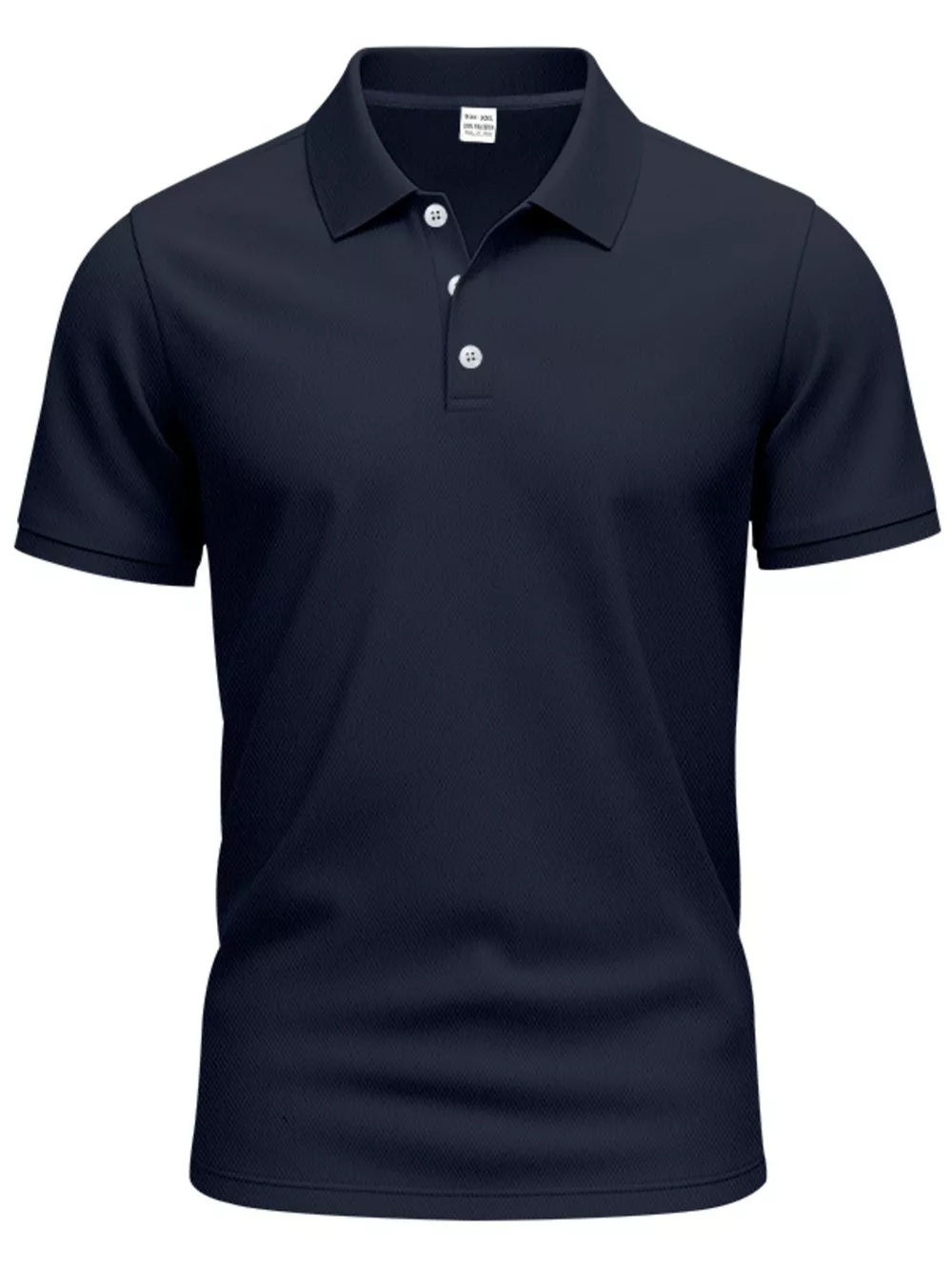 Men's Full Size Button Detail Short Sleeve Polo Plus Size, image 13