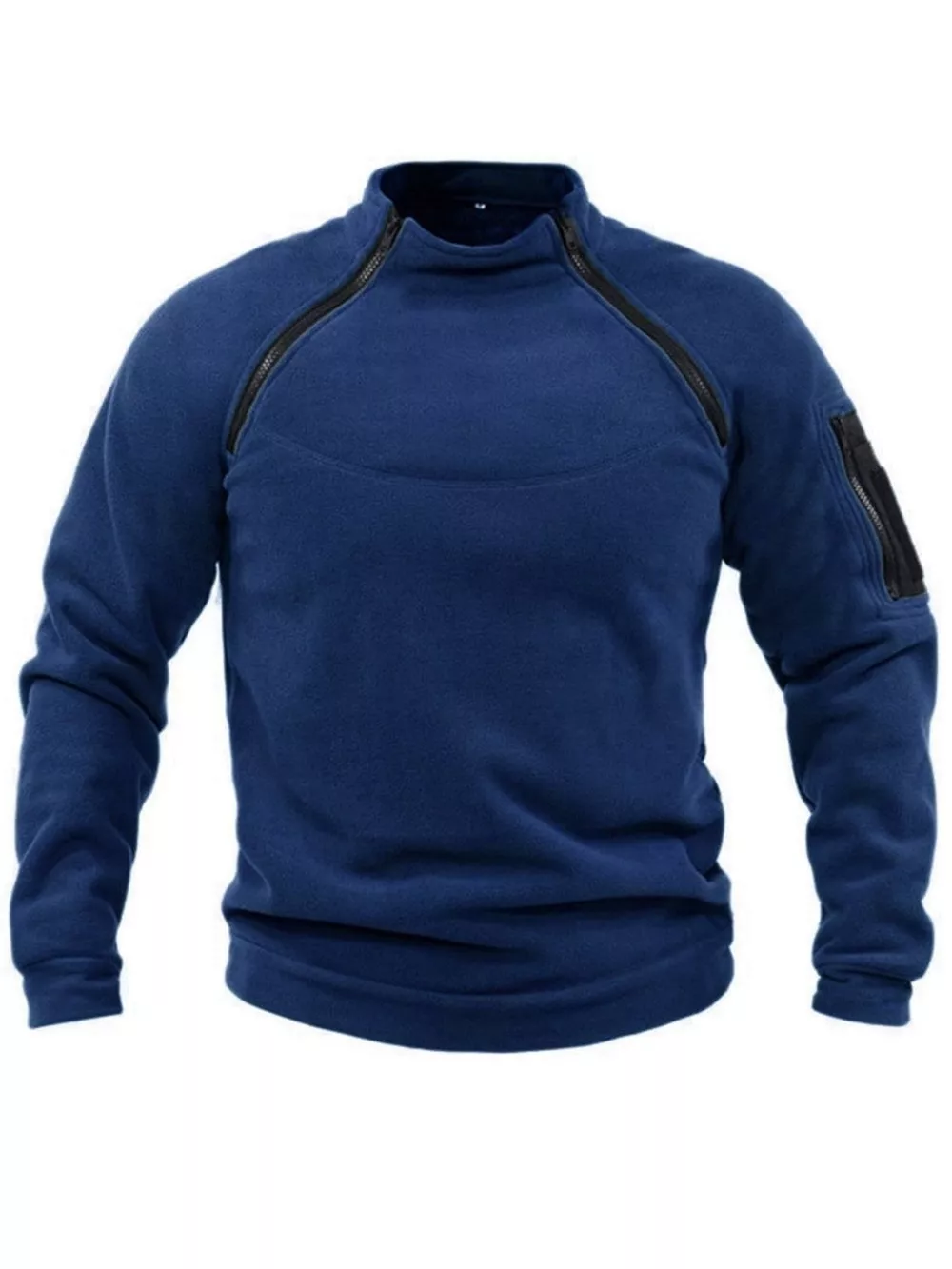 Men's Full Size Long Sleeve Fleece Sweatshirt Plus Size, image 6