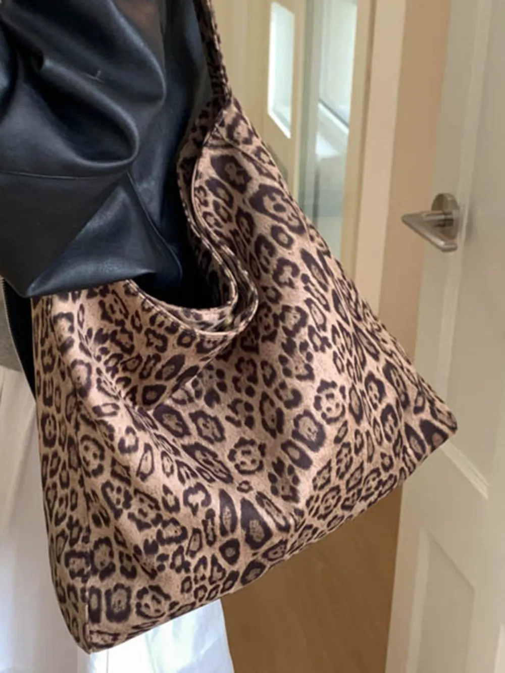 Leopard Print Tote Bag
