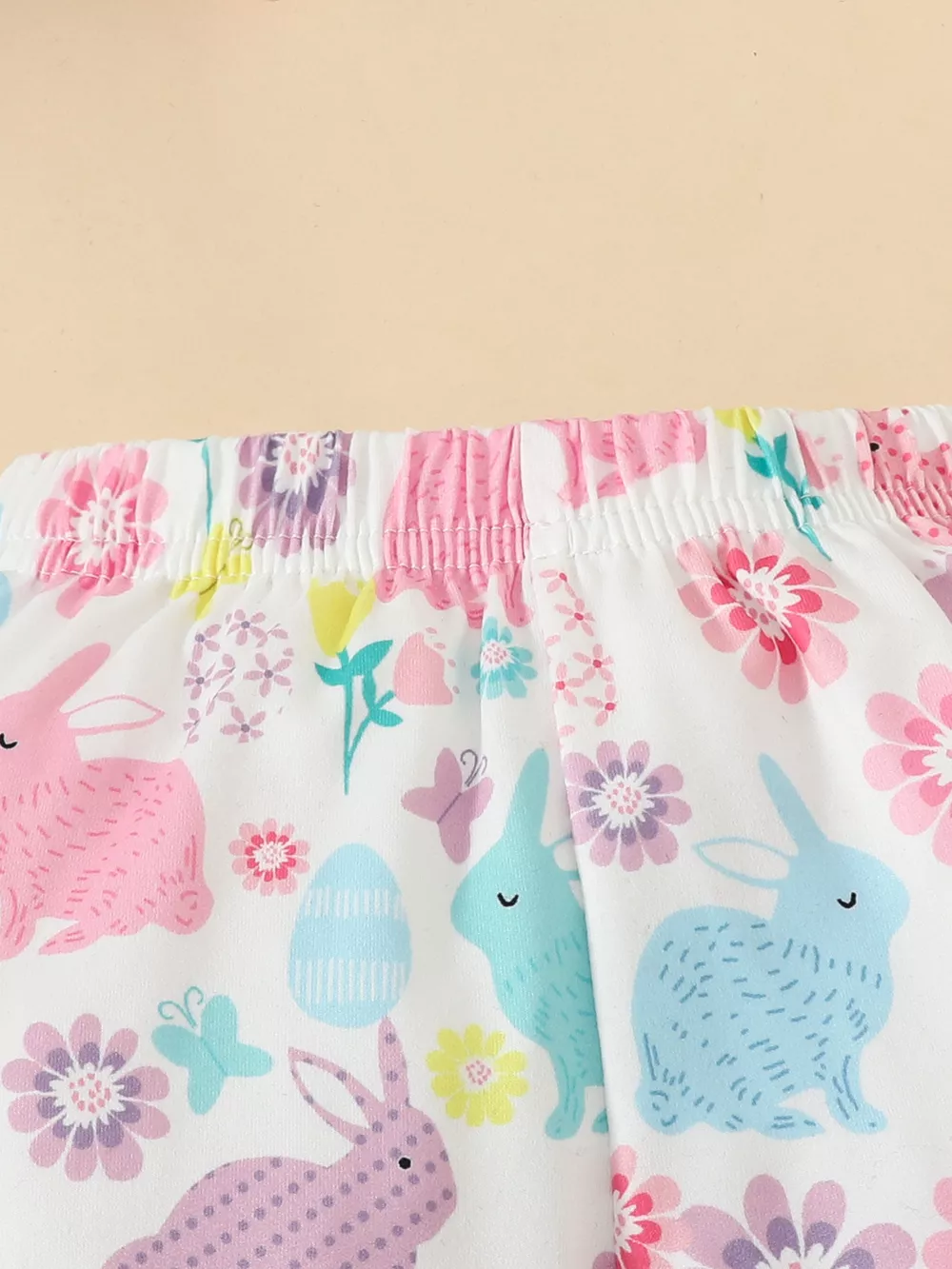 Children's Easter Bunny Graphic and Pants Set with Headband, image 6