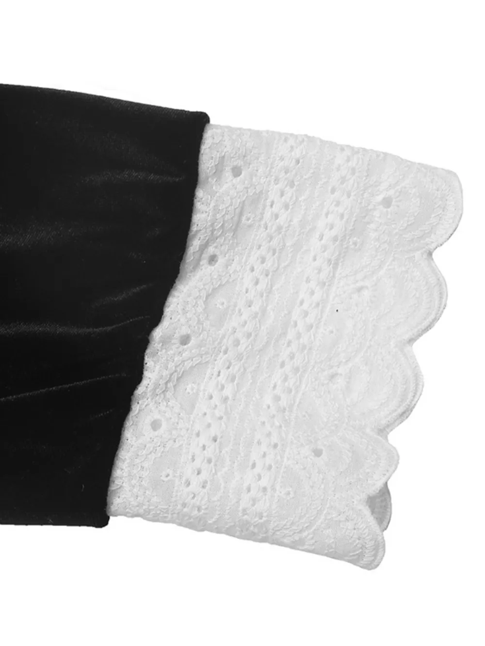 Lace Detail Long Sleeve Blouse, image 2