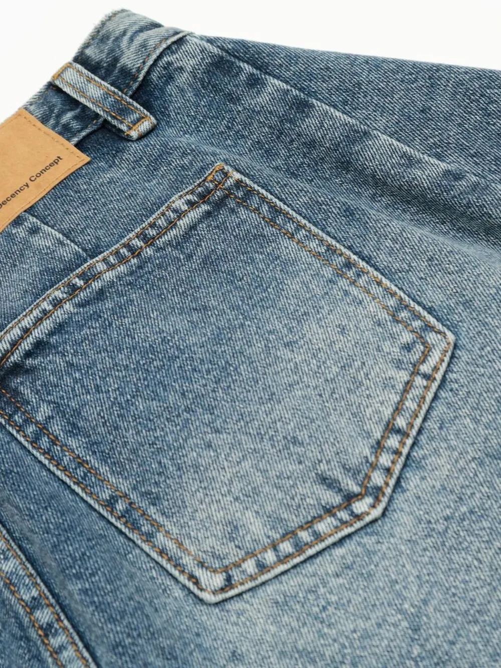 Men's Washed Wide-Leg Denim Shorts, image 7