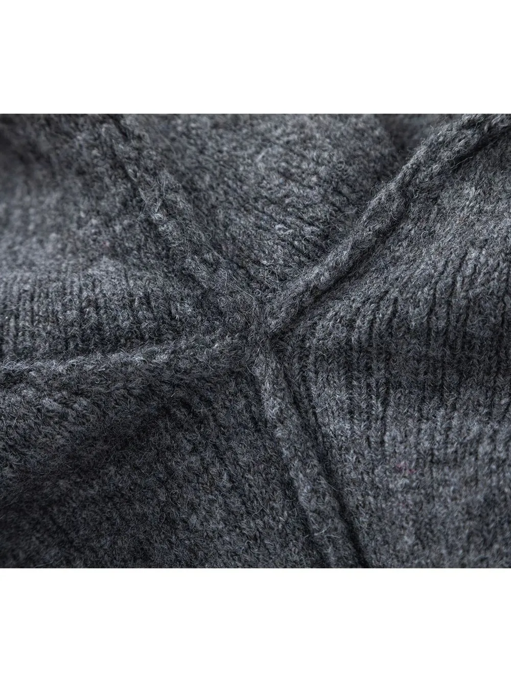 Men's Drawstring Ribbed Hooded Sweater, image 4