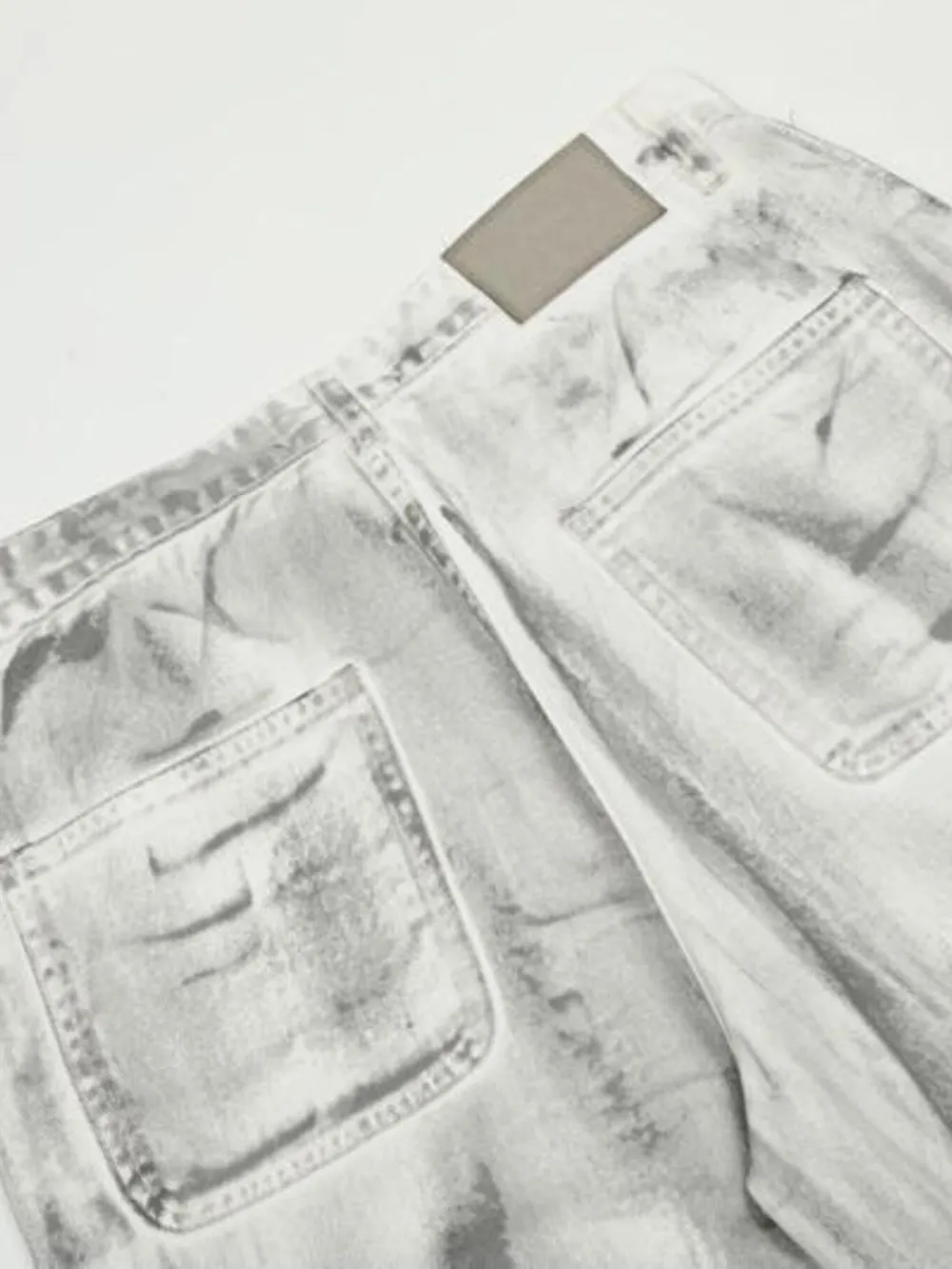 Men's Multi-Pocket Cargo Denim Jeans, image 14