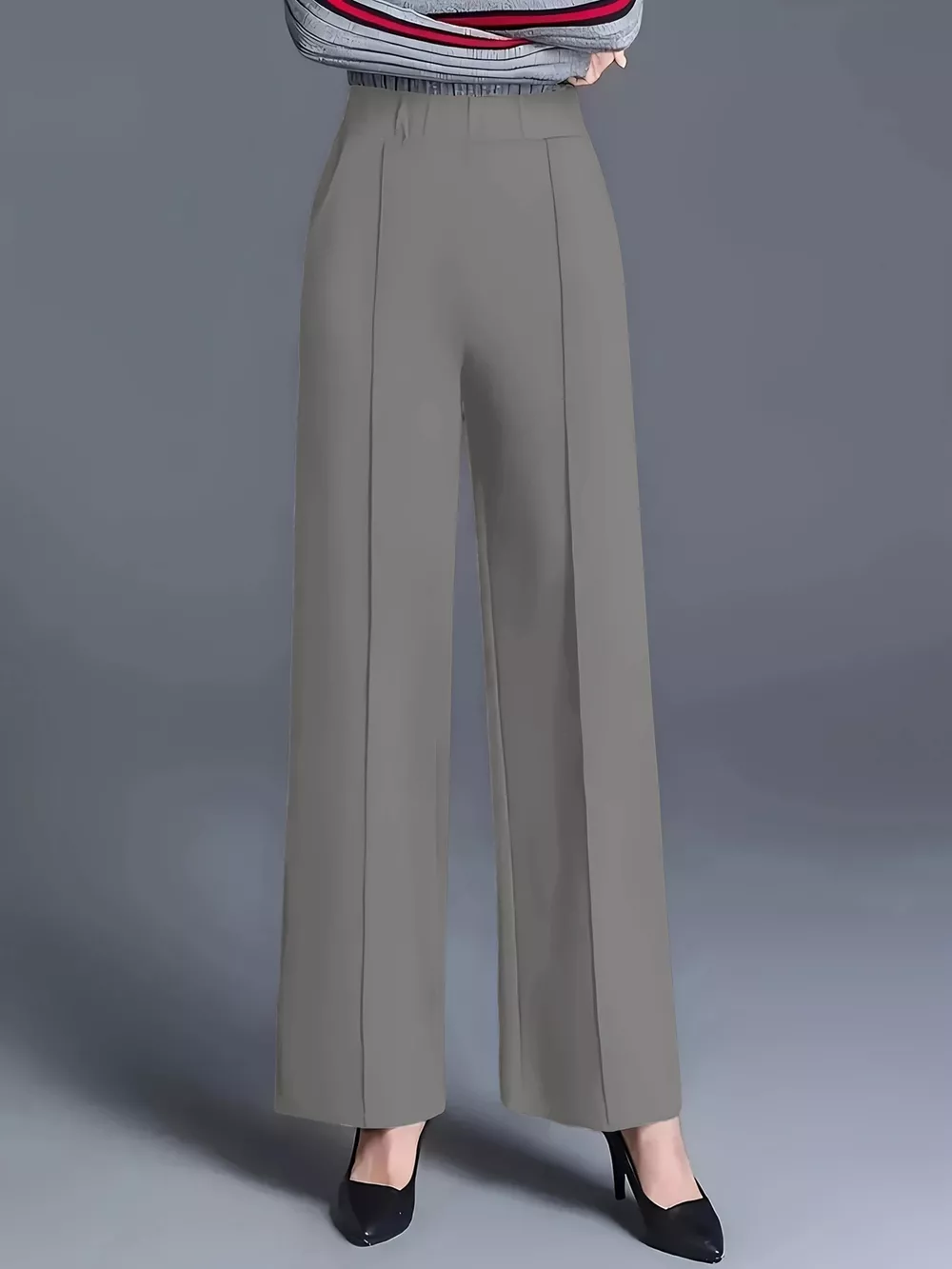 Wide Leg High Waist Pants, image 8