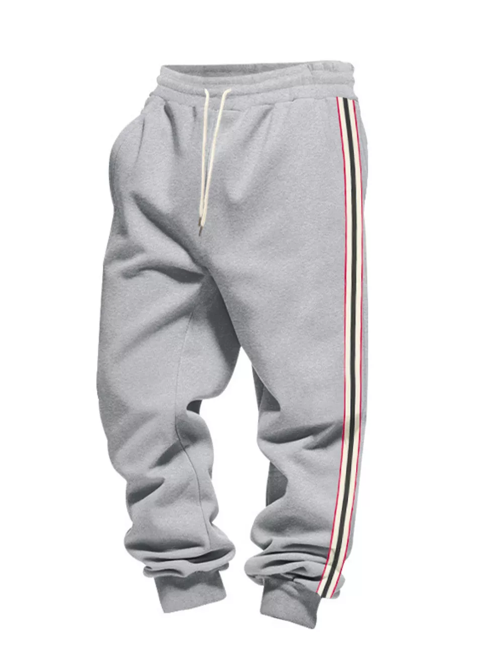 Men's Full Size Side-Striped Drawstring Joggers Plus Size, image 23