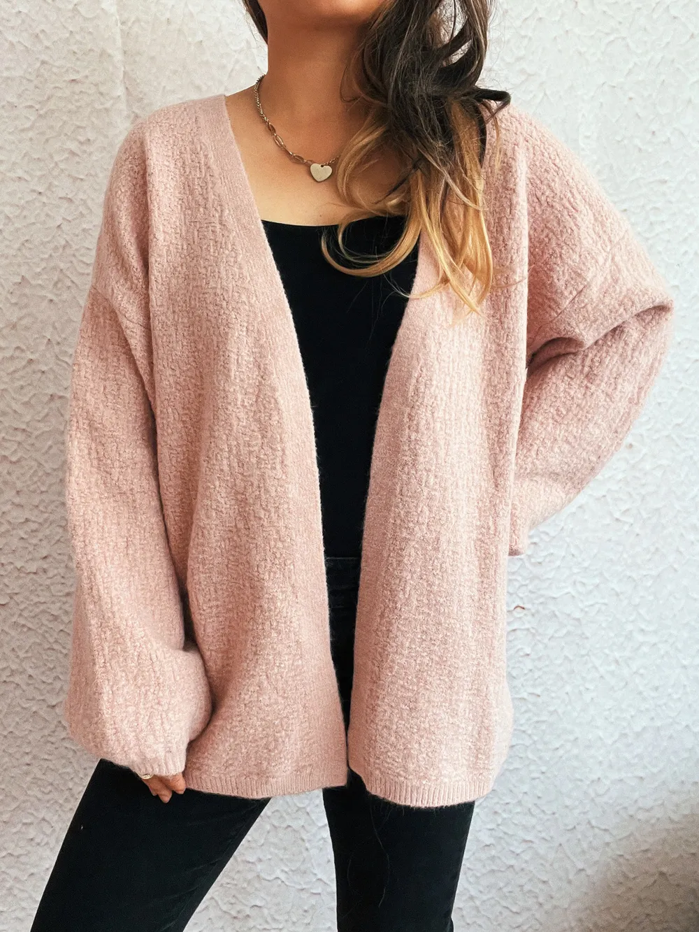 Open Front Long Sleeve Cardigan, image 19