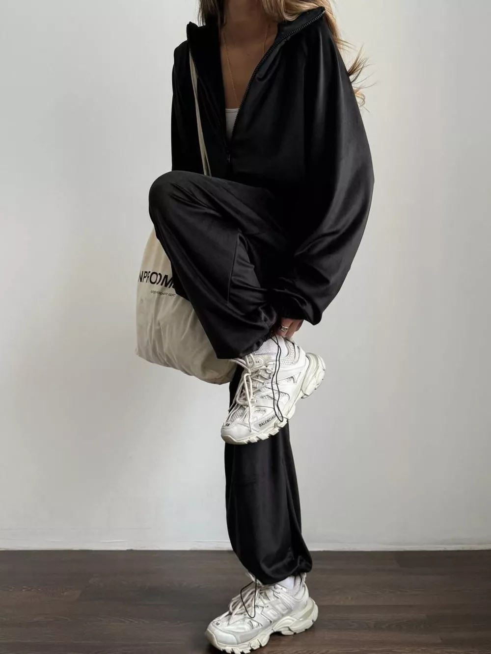 Zip Up Long Sleeve Outerwear and Pants Set, image 6