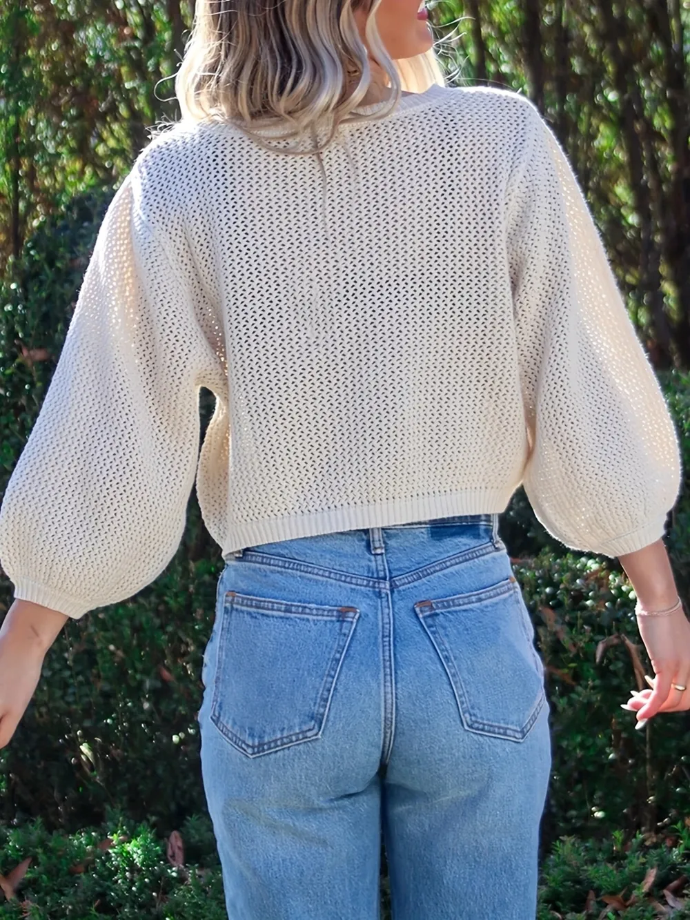 Relaxed Fit Round Neck Sweater, image 3