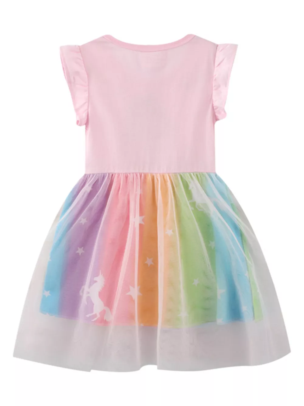 Children's Unicorn Rainbow Tutu Dress, image 3