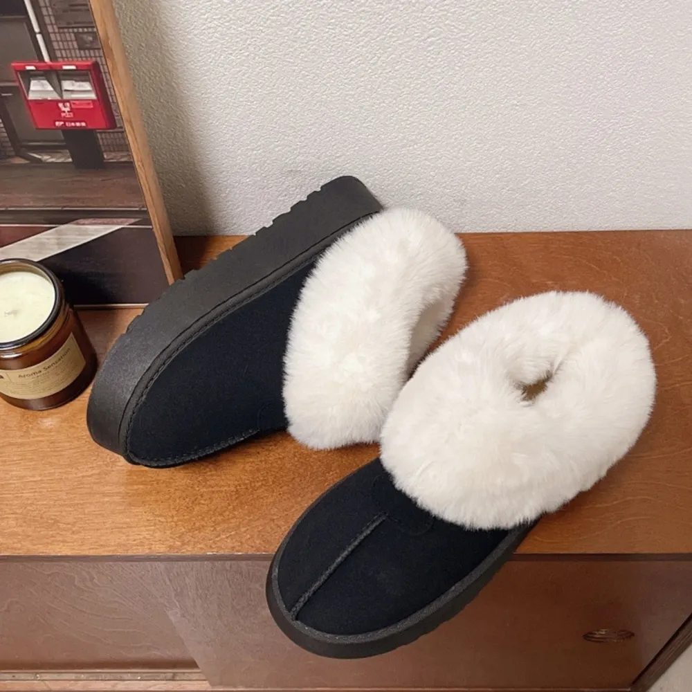 Cozy Furry Platform Boots, image 4