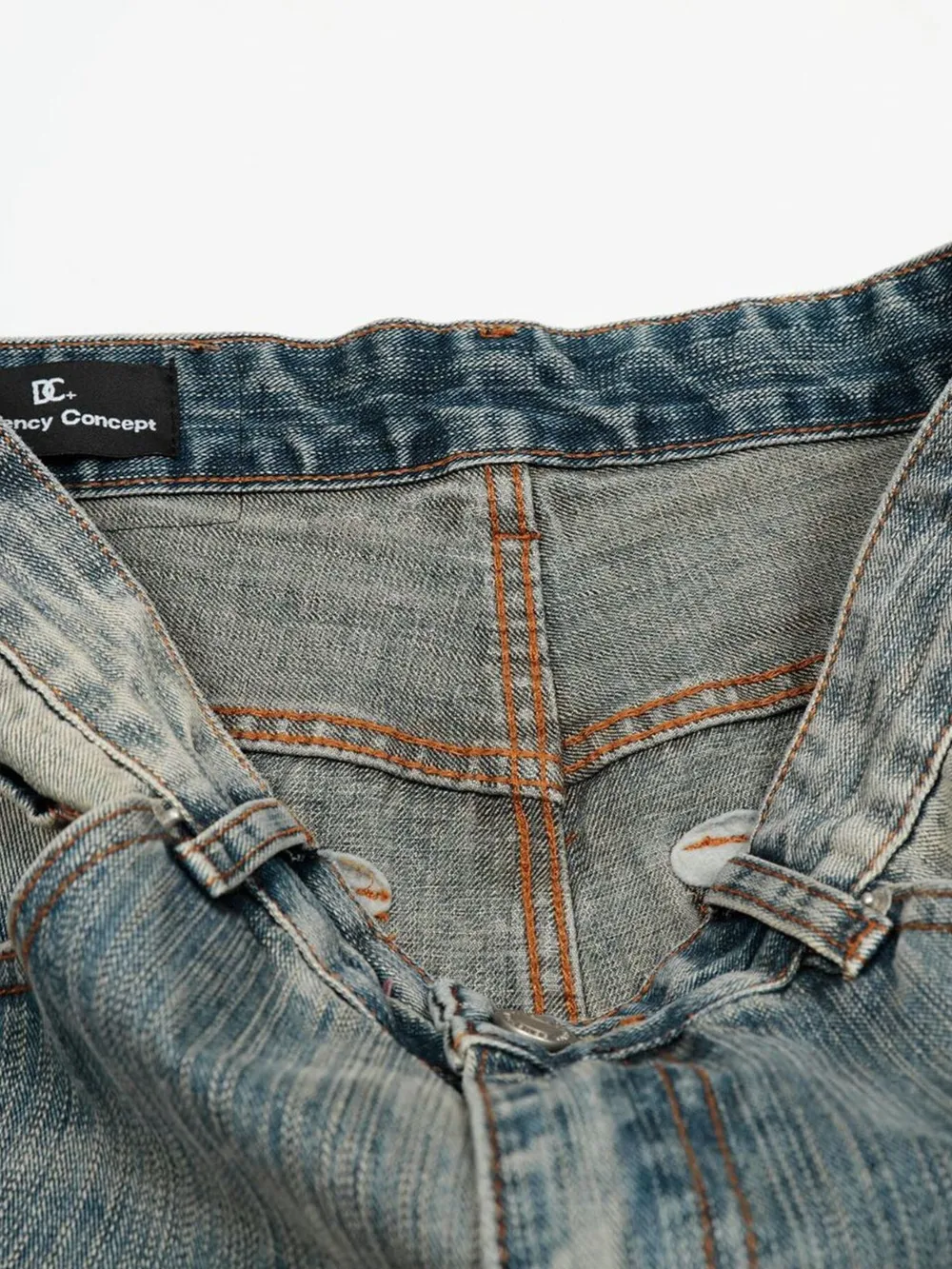 Men's Vintage Washed Baggy Jeans, image 6