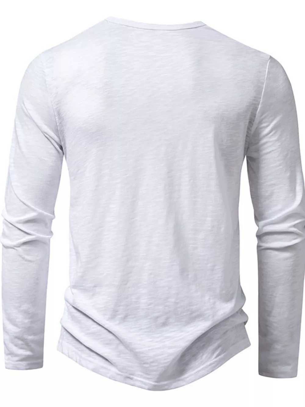 Men's Long Sleeve Henley T-Shirt, image 17