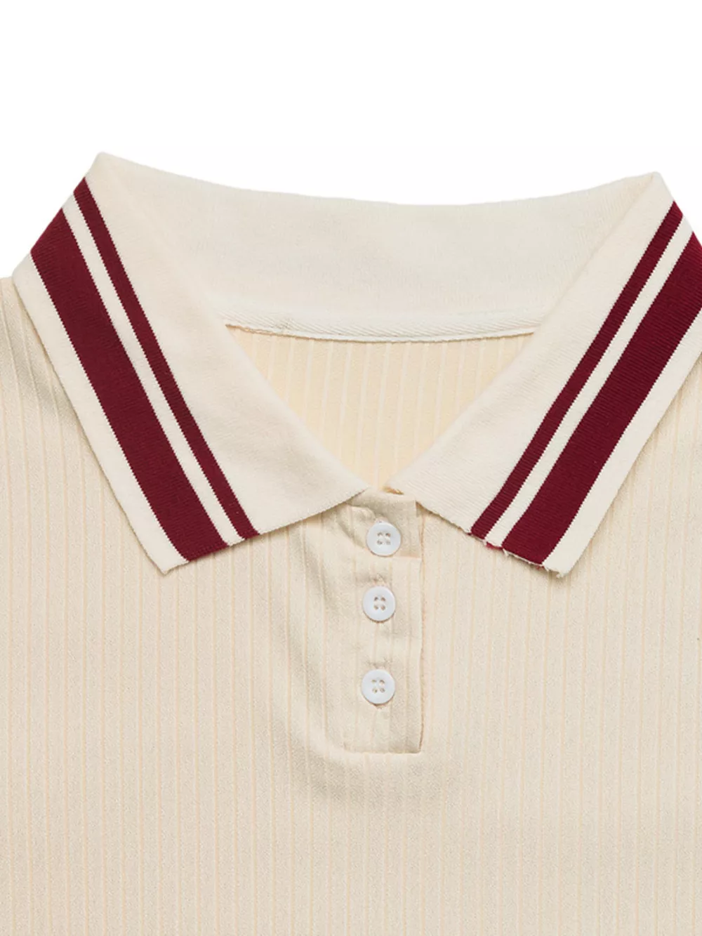 Striped Trim Short Sleeve Top, image 5
